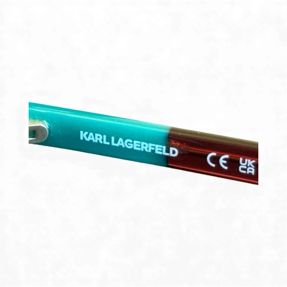 Karl Lagerfeld NWT Burgundy and Teal Women's Glasses - Picture 6 of 7